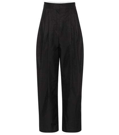 Balenciaga High-waisted Cotton Trousers