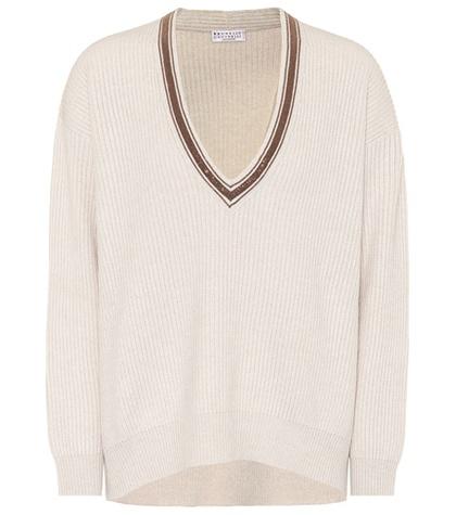 Brunello Cucinelli Monili Cashmere Sweater