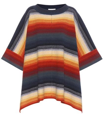 Chlo Wool-blend Poncho