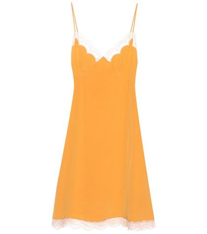 Alexander Mcqueen Silk-crêpe Slip Dress
