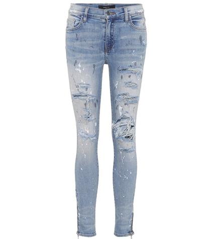 Amiri Painter Thrasher Skinny Jeans