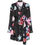 Dolce & Gabbana Floral-printed Silk Pyjama Shirt