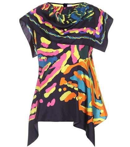Givenchy Printed Silk Top