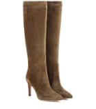 Balmain Dana Suede Knee-high Boots