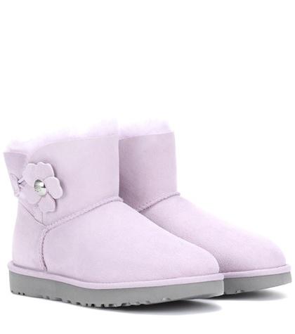 Ugg Australia Mini Bailey Poppy Suede Boots