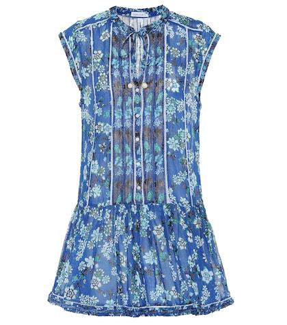 Poupette St Barth Exclusive To Mytheresa – Honey Printed Minidress