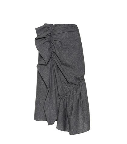 Jw Anderson Exclusive To Mytheresa.com – Gathered Cotton Skirt