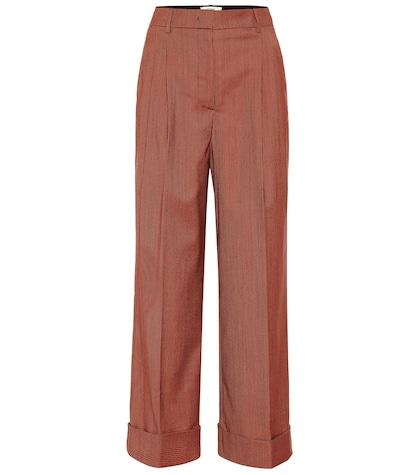 Fendi Wool-blend Wide-leg Pants