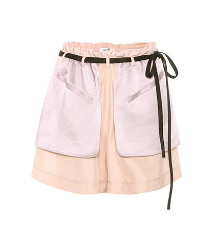 Valentino Crêpe And Satin Shorts