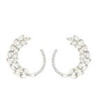 Three Graces London Crystal-embellished Earrings