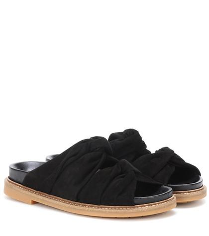 Gianvito Rossi Anoush Suede Sandals