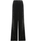 Roger Vivier Velvet Wide-leg Trousers
