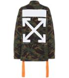 Off-white Printed Cotton Camouflage Jacket