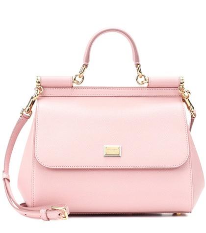 Dolce & Gabbana Miss Sicily Medium Leather Shoulder Bag