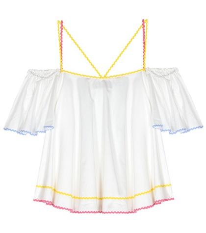 Anna October Embroidered Cotton Top