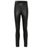 Fendi High-rise Skinny Leather Pants