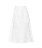 Burberry Cotton-blend Broderie Anglaise Skirt