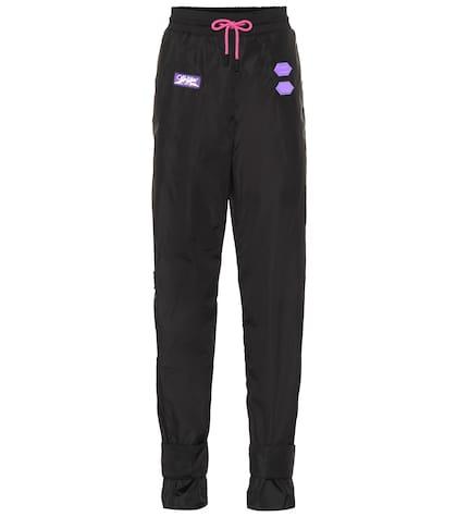 Off-white Exclusive To Mytheresa – Appliquéd Track Pants
