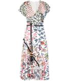 Peter Pilotto Floral-printed Stretch Silk Dress