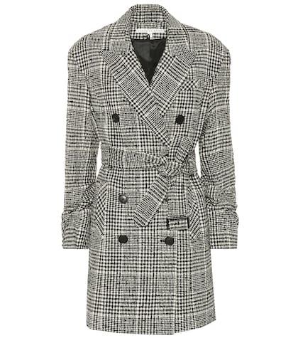 Veronica Beard Augusta Checked Cotton-blend Coat