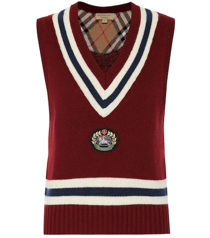Burberry Wool And Cashmere Vest