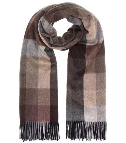 Roger Vivier Checked Cashmere Scarf