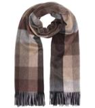 Roger Vivier Checked Cashmere Scarf
