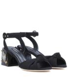Gianvito Rossi Embellished Satin Sandals