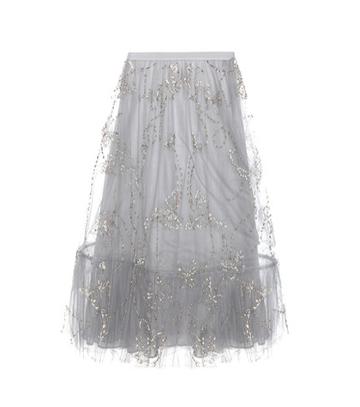 3.1 Phillip Lim Embellished Tulle Skirt
