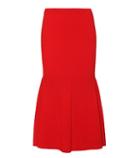 Victoria Beckham Ribbed Wool-blend Skirt