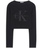 Calvin Klein Jeans Exclusive To Mytheresa.com – Cotton-blend Crop Top