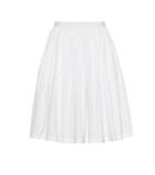 Camilla Cotton-blend Poplin Skirt
