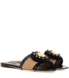 Beth Richards Embellished Leather Sandals
