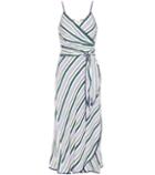 Tory Burch Villa Striped Wrap Dress