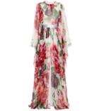 Dolce & Gabbana Floral Silk Maxi Dress