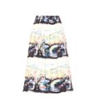 Burberry Kinsale Printed Cotton Skirt
