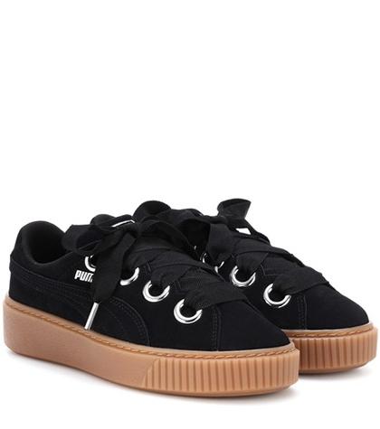 Jonathan Simkhai Basket Platform Suede Sneakers
