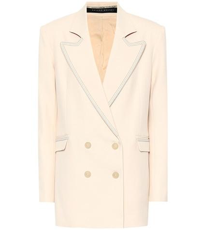 Roland Mouret Gilroy Alpaca And Wool Blazer