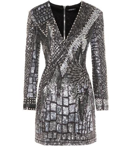Balmain Sequinned Dress