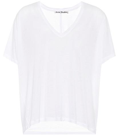 Acne Studios Kileo Tencel V-neck T-shirt