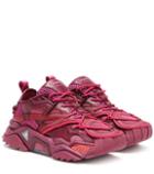 Young Versace Strike 205 Leather Sneakers