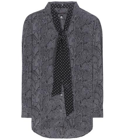 Gucci Daddy Oversized Printed Silk Shirt