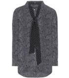 Gucci Daddy Oversized Printed Silk Shirt