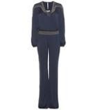 Mr & Mrs Italy Silk Jersey Jumpsuit