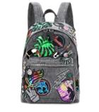 Marc Jacobs Paradise Biker Denim Appliqué Backpack