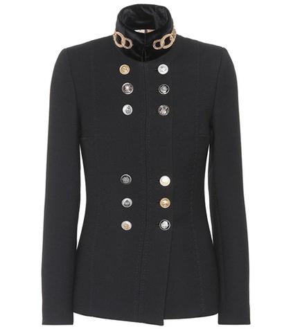 Dolce & Gabbana Embellished Wool-blend Jacket