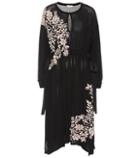 Fendi Floral-intarsia Silk Dress