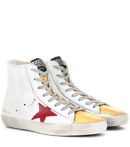 Aquazzura Exclusive To Mytheresa.com – Francy Leather Sneakers