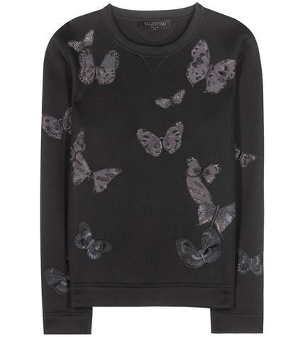 T By Alexander Wang Embroidered Sweatshirt With Appliqué