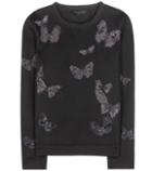 T By Alexander Wang Embroidered Sweatshirt With Appliqué